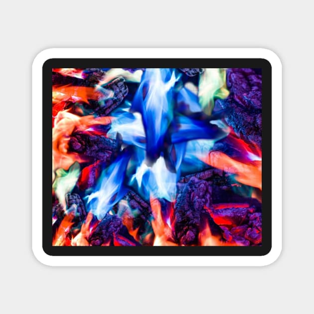 FIREPLACE COLORS Magnet by daghlashassan