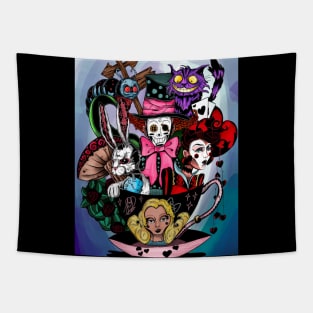 Wonderland Madness Tapestry