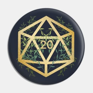 Wild d20 Pin