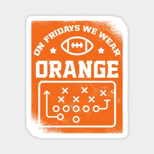 On Fridays We Wear Orange // Vintage School Spirit // Go Orange Magnet