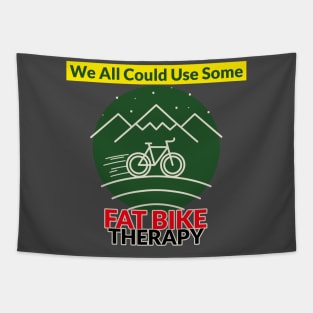 We Could All Use Some Fat Bike Therapy Tapestry