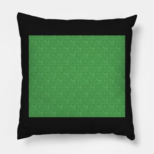 Abstract Light Green Pattern Natural Flow Updated Vintage Pillow
