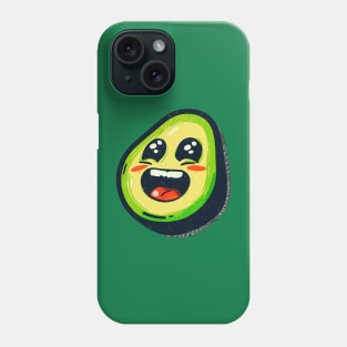 Retro Funny avocado Phone Case