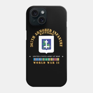 367th Armored Infantry Battalion - DUI  w EUR SVC X 300 Phone Case