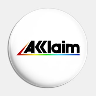 Acclaim Video Game Logo Pin