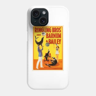 Ringling Bros Barnum & Bailey CIRCUS ACROBATIC SEA LIONS and TRICKS Vintage American Phone Case