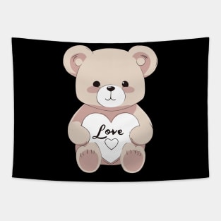 Valentine Teddy Bear Tapestry