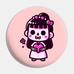 Pink Ghost Doll Pin