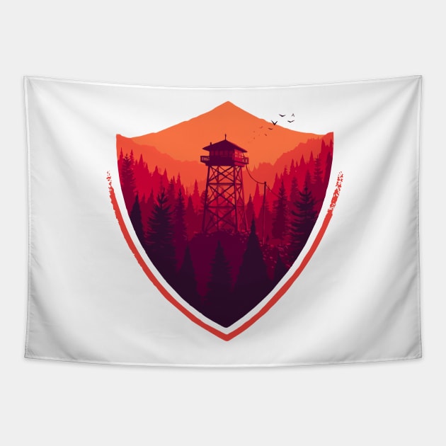 Firewatch: Campo Santo Tapestry by ilvms