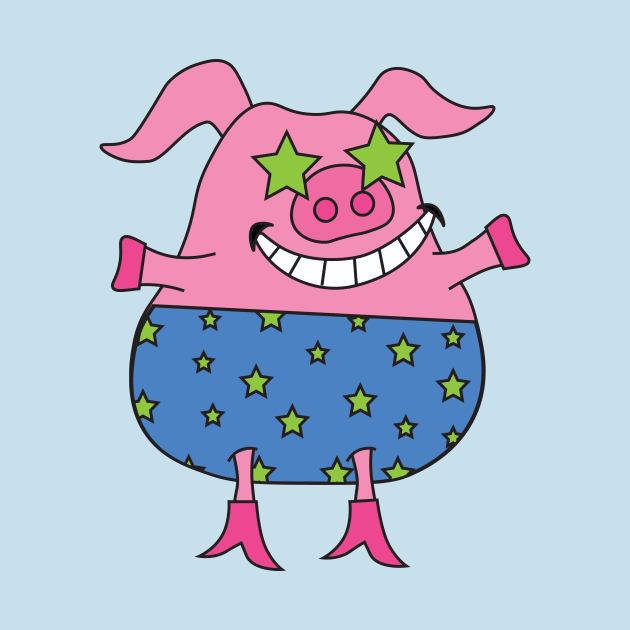 Groovy Pig by HelenDesigns