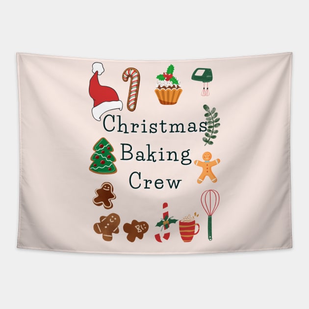 Christmas Baking Crew Tapestry by Dessein