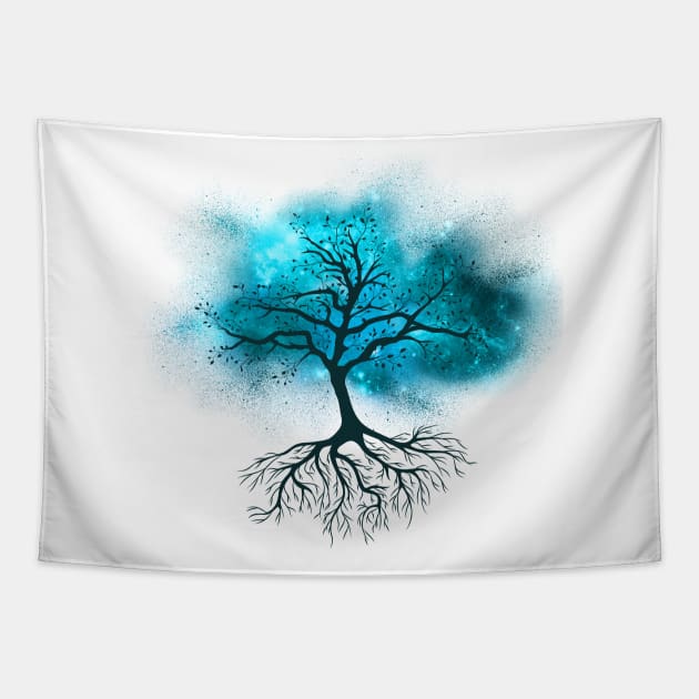 Magic Tree Tapestry by jumpingmaster