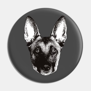 Belgian Malinois - Malinois Christmas Gifts Pin