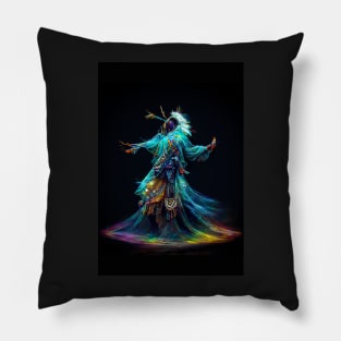 Dancing Shaman 2 Pillow