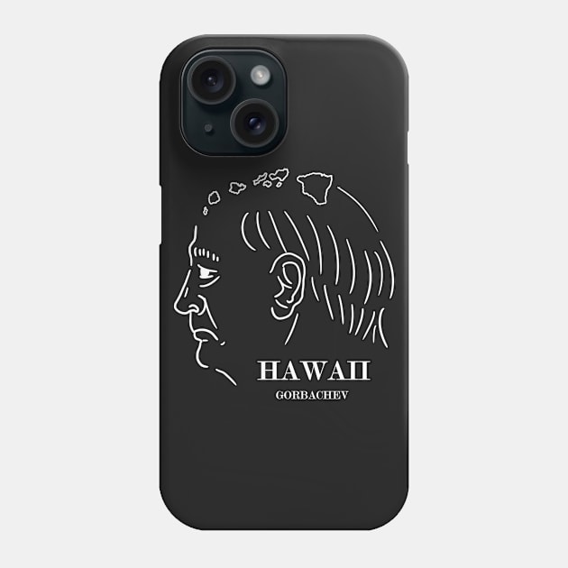 A funny map of Hawaii 3 Phone Case by percivalrussell