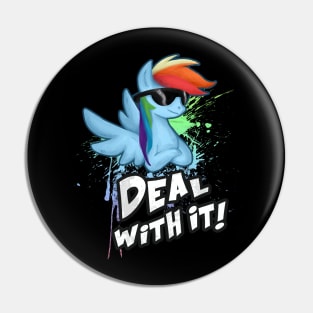 My Little Pony - Rainbow Dash - Deal With It Pin