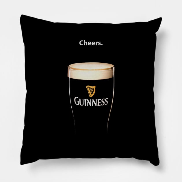 Cheers, Pillow by Miguelittle Camilia