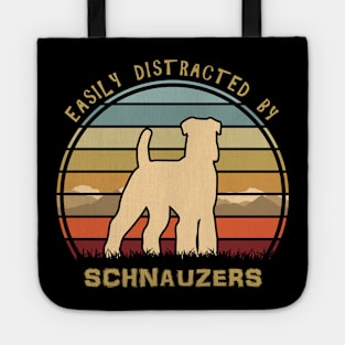 Easily Distracted By Schnauzers Tote