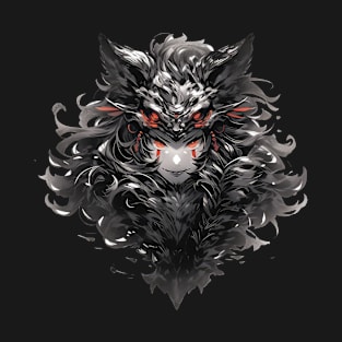 Mecha Tier Tiger Wolf Fuchs Drache Cyborg T-Shirt