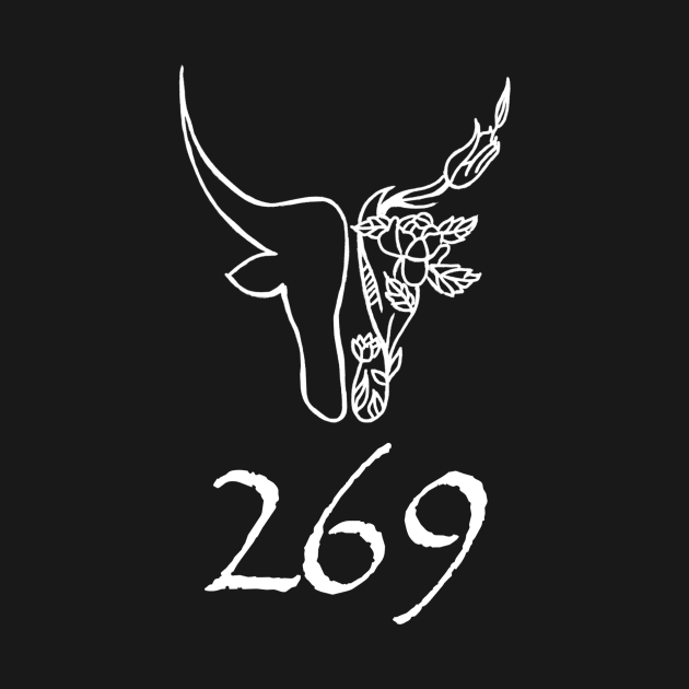 Bull Rose 269 by AnimalRightsApparel