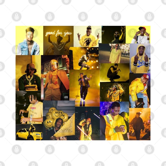 yellow rap collage by morgananjos