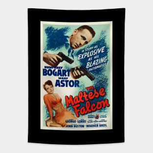 The Maltese Falcon Movie Poster (Explosive Version) Tapestry