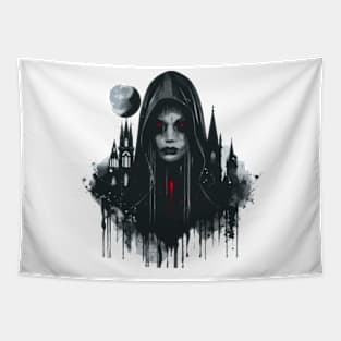 gothic nun Tapestry