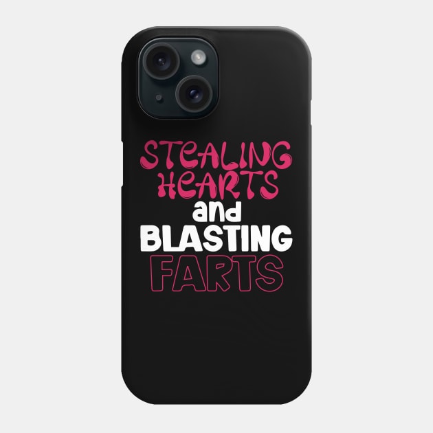 Stealing Hearts & Blasting Farts Phone Case by pako-valor