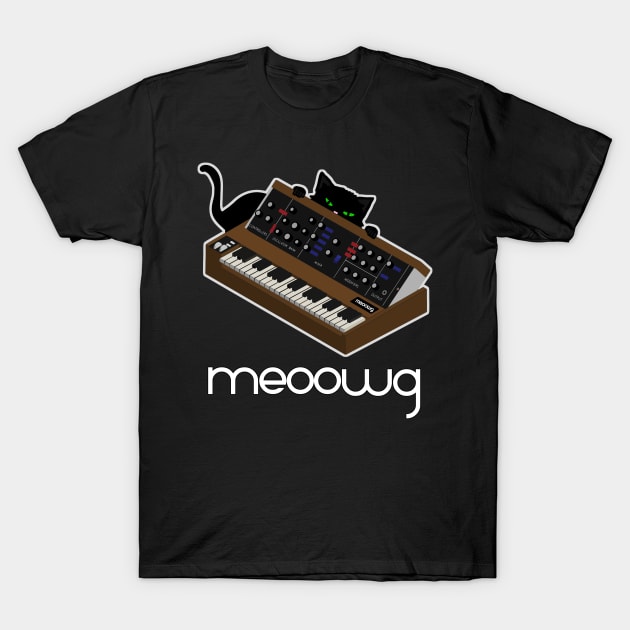 Electronic Music Funny Cat Meow Synthesizer T Shirt Electronic Music Funny Cat Meow Synthesizer T Shirt