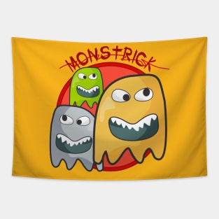monstrick or treat laugh Tapestry