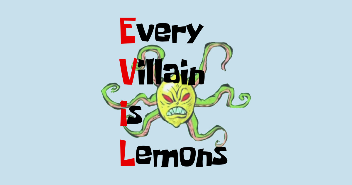 Every Villain Is Lemons Manga Every Villain Is Lemons - Spongebob - T-Shirt | TeePublic