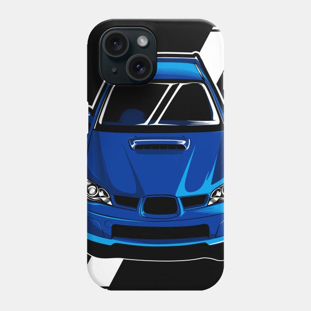 Blue Subie Phone Case by pujartwork