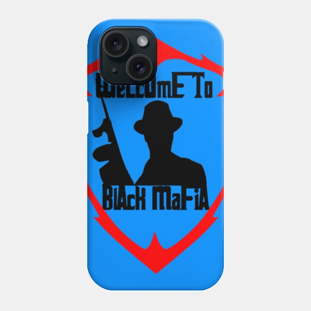 Black Mafia Red Logo Phone Case by BlackMafia