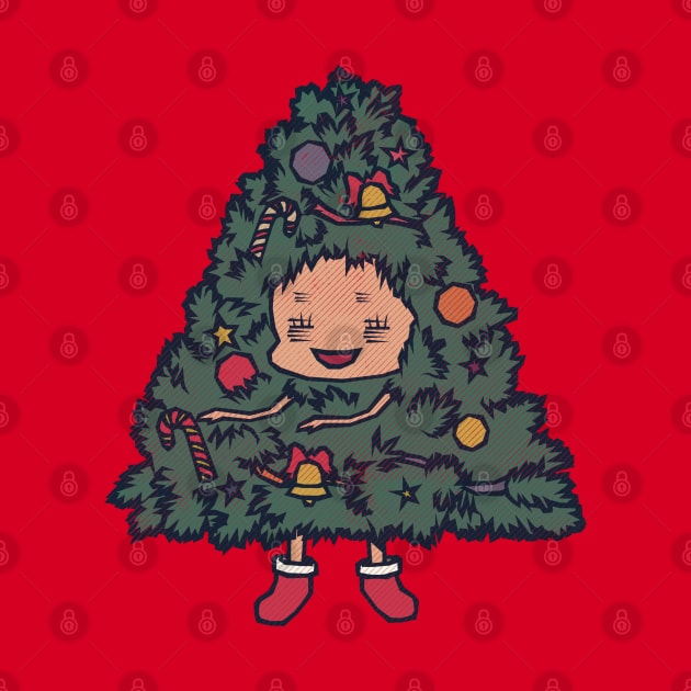 Cute Christmas Tree Charmy by Cartoonime Stoner