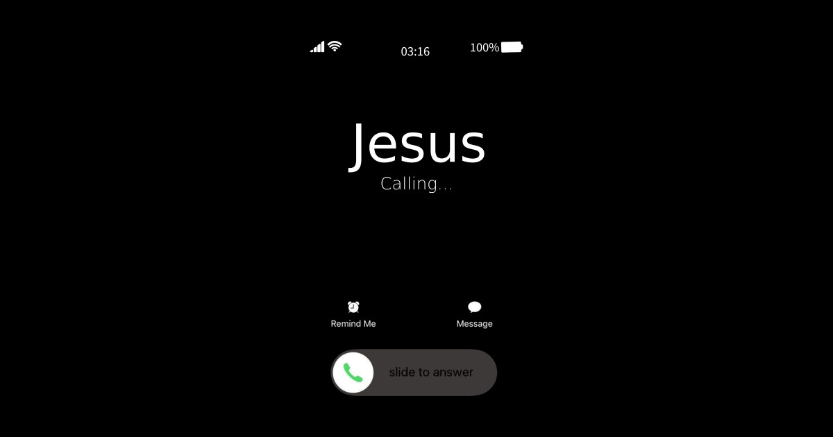 Jesus Is Calling - Jesus Is Calling - T-Shirt | TeePublic