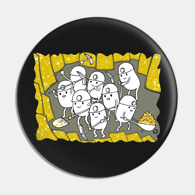 Gold Mining Pin by Malchev