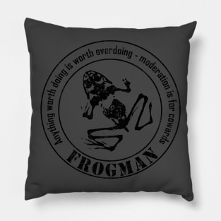 Frogman Diver Pillow