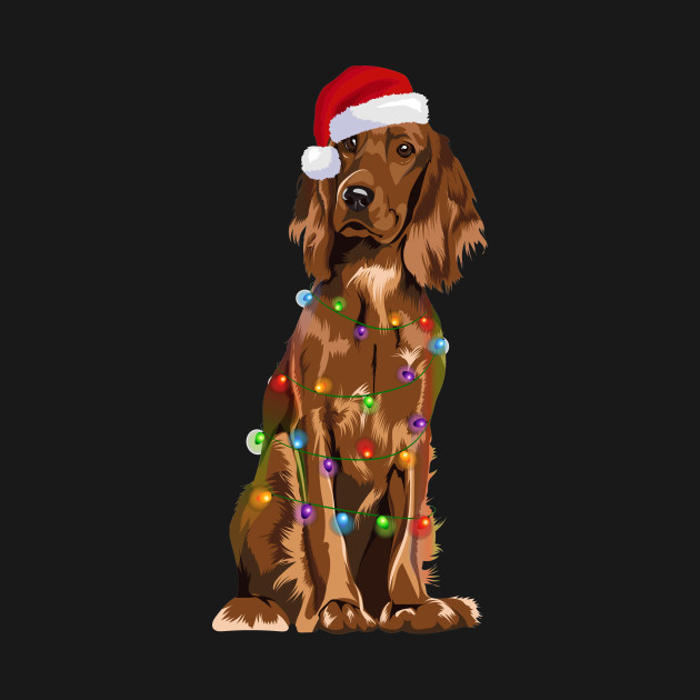 Discover English Cocker Spaniel Christmas Lights Xmas - English Cocker Spaniel - T-Shirt