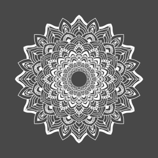 white mandala T-Shirt