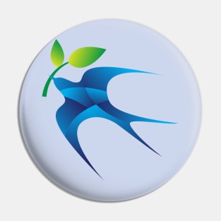 Free as a Bird Pin