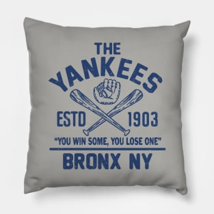 New York Yankees Retro 4 by Buck Tee Pillow