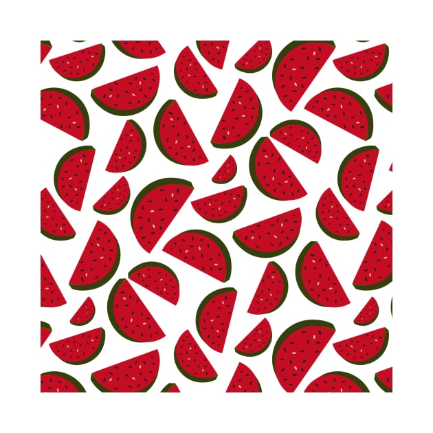 Watermelon Pattern by FoodPatterns