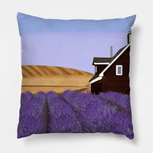 Lavender House Pillow