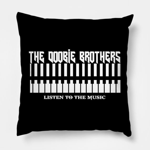 Piano The doobie Brothers Pillow by Halloween_House