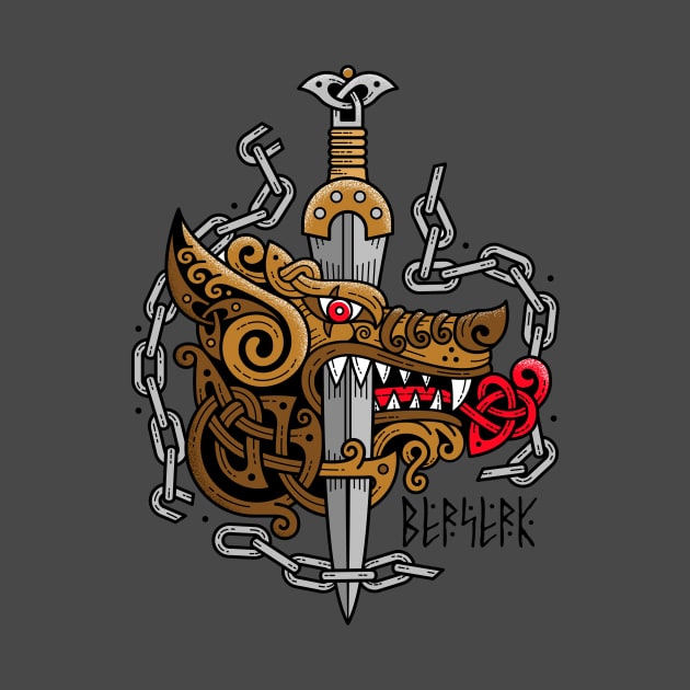 Viking Metal - Celtic Dragon and Sword by VikingMetalMerch