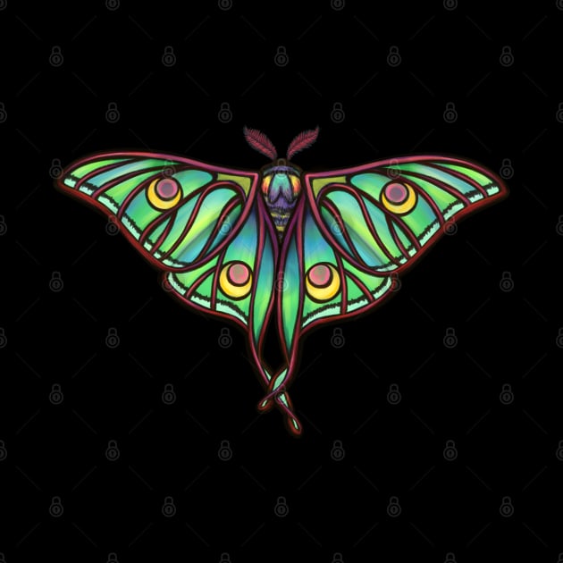 Spanish Luna Moth by Ellador