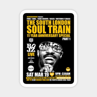 POSTER - THE SOUTH LONDON - SOUL TRAIN - ANDY SMITH Magnet