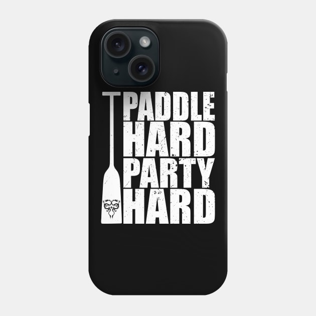 Paddle Hard Party Hard - Funny Dragon Boat Phone Case by Shirtbubble