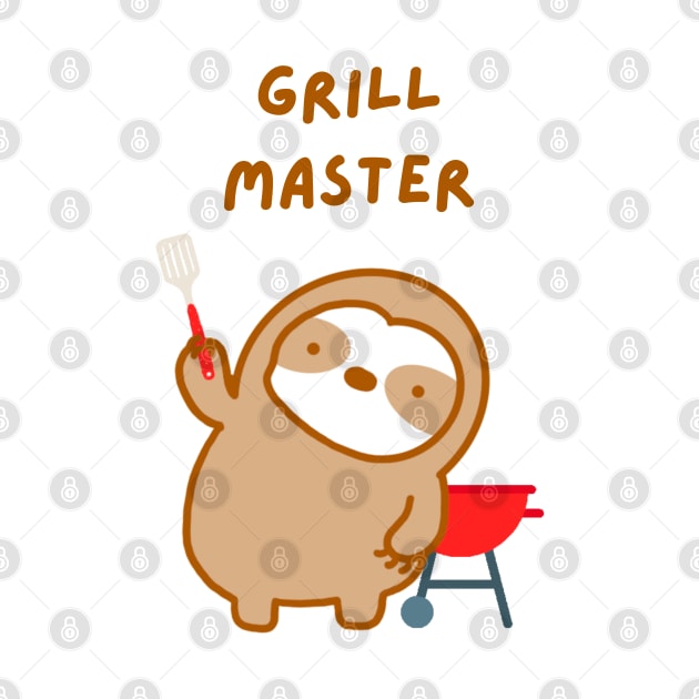 Grill Master Summer Cookout Sloth by theslothinme