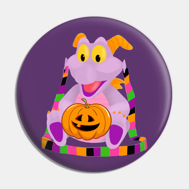 imaginary dragon halloween popcorn bucket Disney Pin TeePublic